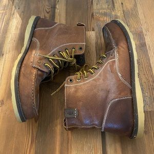 CREVO Mens Lace Up Boots